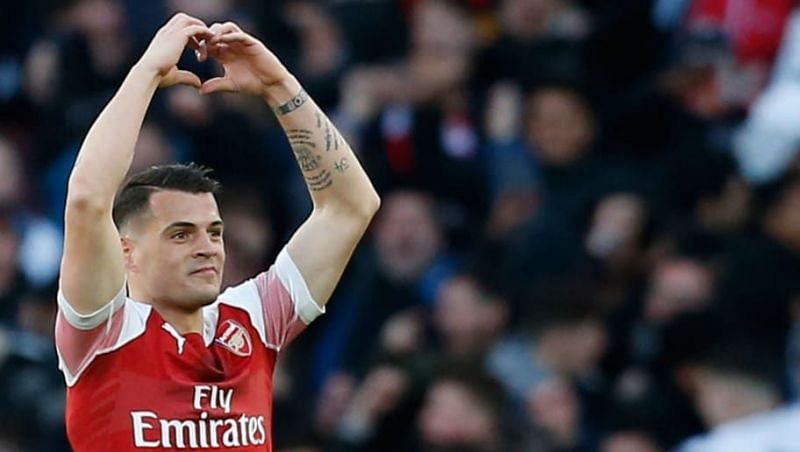 Xhaka with another long-range wowzer